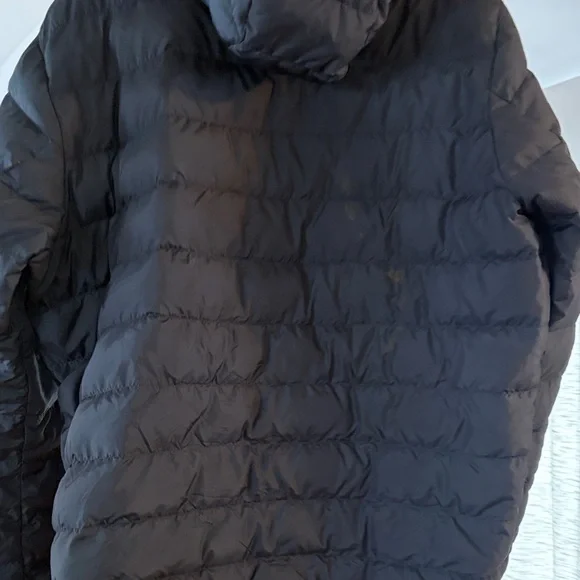 Eddie Bauer Men's Black and Orange Puffer Jacket 2XL - Picture 6 of 8